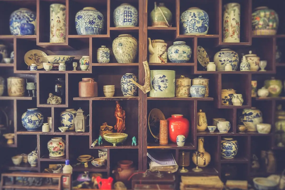 Vintage collectible on display