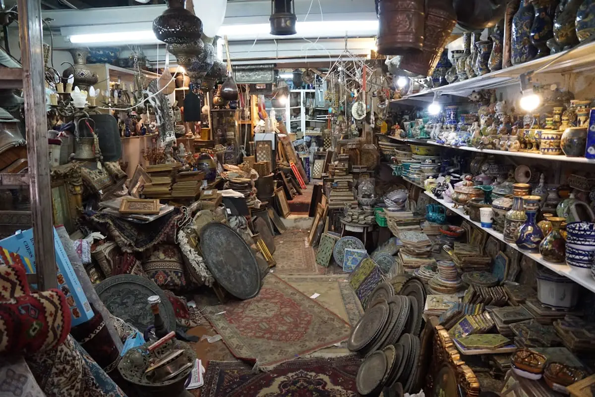 Antique collection in a refined setting